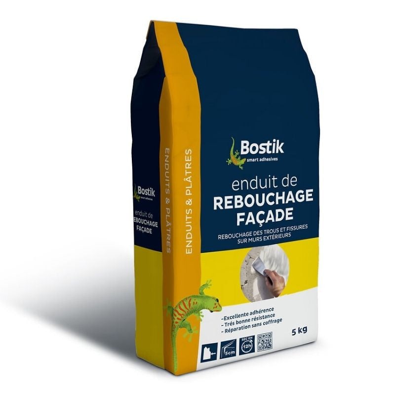 Enduit rebouchage façade poudre Bostik 5kg